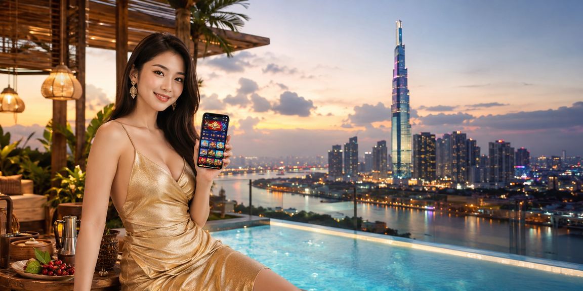 Người dùng truy cập ứng dụng casino 8vv trên điện thoại bên ly cà phê tại TP.HCM
